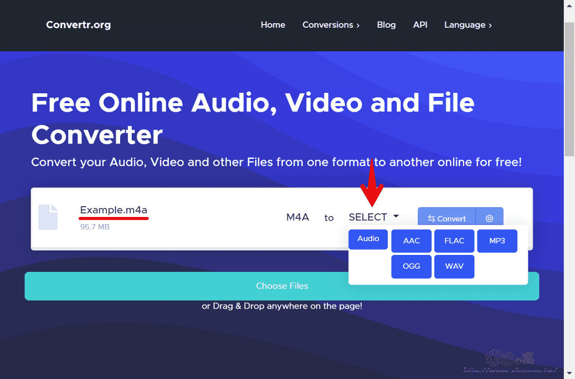 Convertr.org 線上轉換檔案格式