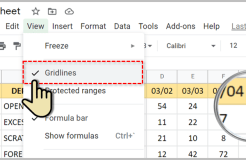 如何在 Google 表格中隐藏网格线