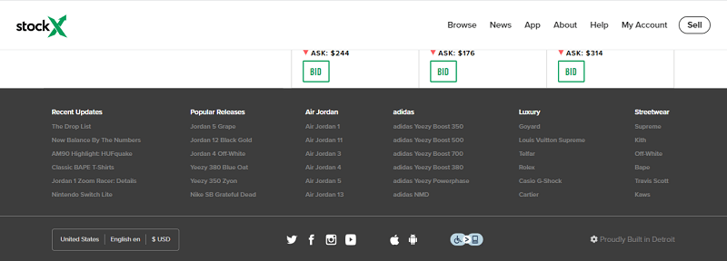 将 Stockx 更改为磅