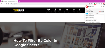 无法检测的广告块