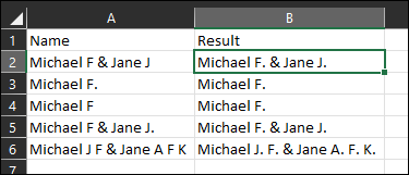 单字母加句号,即中间名首字母(如果是单字母加句号,如果不正常就加句号)