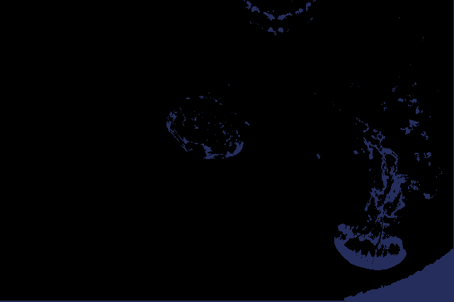 k表示影像分割后,有什么功能或方法可以显示影像簇吗?