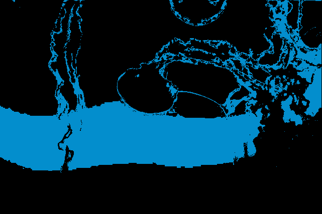 k表示影像分割后,有什么功能或方法可以显示影像簇吗?