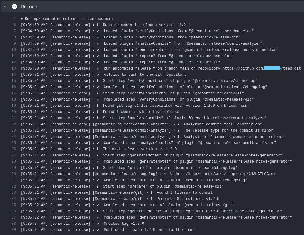 如何使用semantic-release/git 更新package.json 版本?