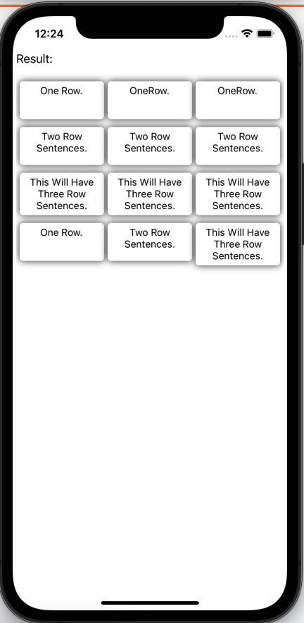 如何调整 BindableLayout 中每一行网格的高度以适应内容的高度?